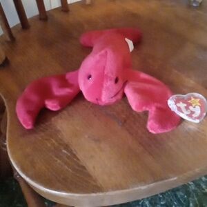 Beanie baby original pinchers with TAG ERROR NO COMA IN-BETWEEN OAKBROOK